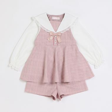 セーラーカラーチュニック　セットアップ