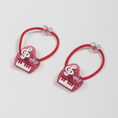 ピアノ　ヘアポニー2個セット【日本製】