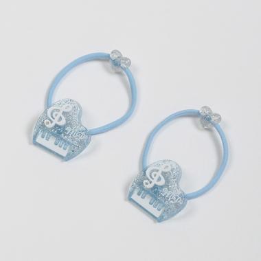 ピアノ　ヘアポニー2個セット【日本製】