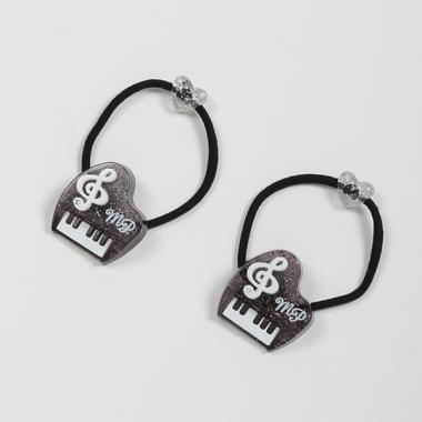 ピアノ　ヘアポニー2個セット【日本製】