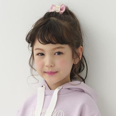 ジャムラベル　リボンヘアポニー