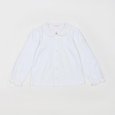 レース衿　カットソーブラウス