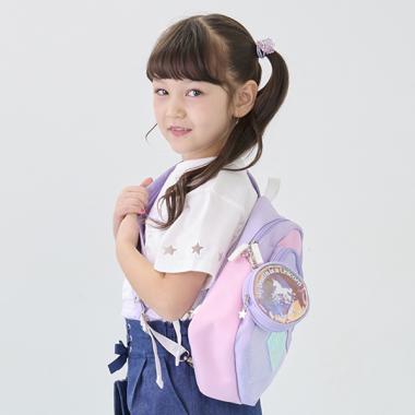 ポーチつき　マルチカラー　2wayボディバッグ