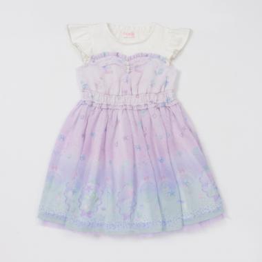 シェル柄ワンピース