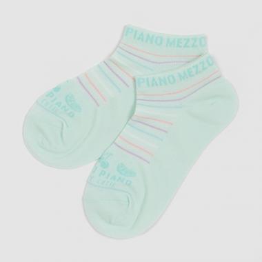 マルチボーダー　メッシュスニーカーソックス【日本製】