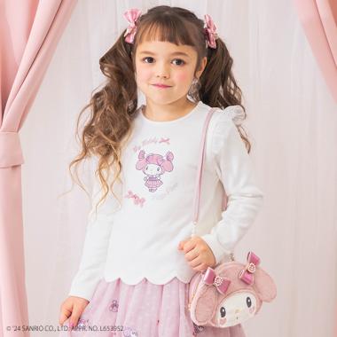 【おめかしマイメロディ】裾スカラップ　トレーナー