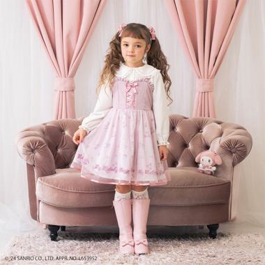 【おめかしマイメロディ】ブラウス＆キャミワンピースSET