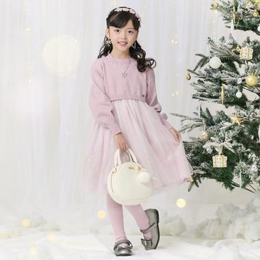 オーナメントチュール　ドッキングワンピース