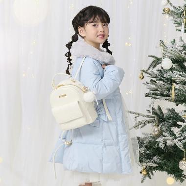 モノグラム柄型押し　ミニリュック