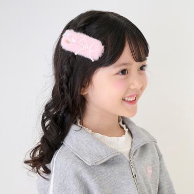 フェイクファー　パッチンピン