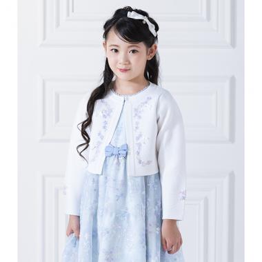 花刺しゅう　ニットボレロ