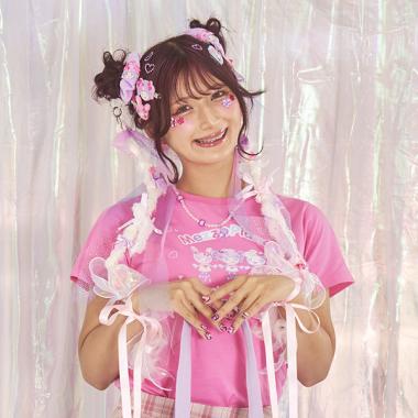 【しなこちゃん×ミミポポ】Tシャツ　大人用