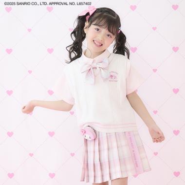 【マイメロディ・シナモロール】ベスト＆ブラウスSET