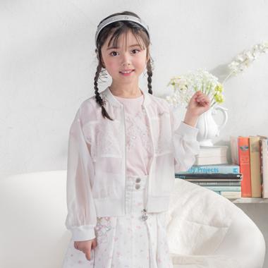 レース切替　シアーブルゾン