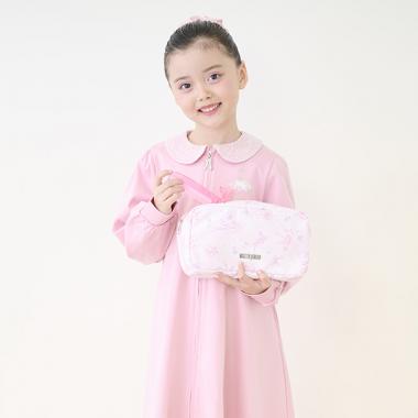 【バレエ】衿つき　前開きカットワンピース