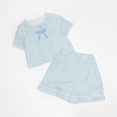 【人気商品再入荷】【直営店で取り扱い無し】セーラーカラーブラウスセットアップ