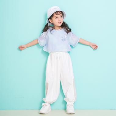 サイドメッシュ切替　パラシュートパンツ