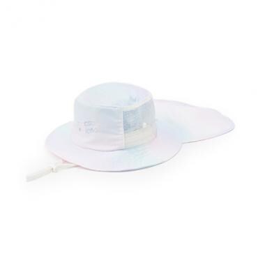 星ロゴ・グラデーション柄　サファリハット