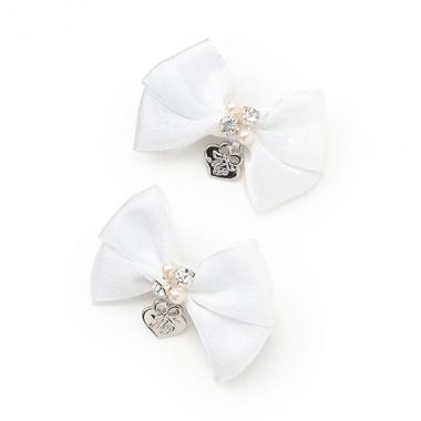 ミニリボン　ヘアクリップ2個セット