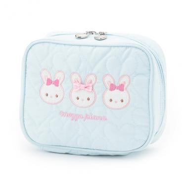 ウサギアップリケ　スクウェアポーチ