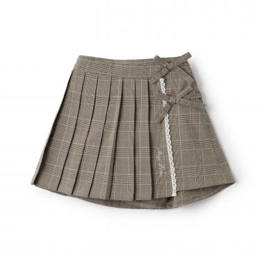 ラッププリーツ　キュロットスカート