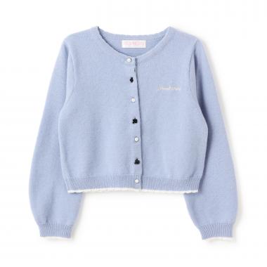 音符ボタン　カーディガン