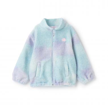 グラデーションボア　ブルゾン