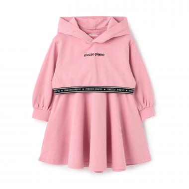 ラインストーンパーカ＆半袖ワンピースセット