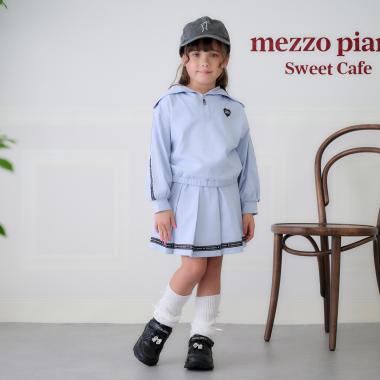 セーラーハーフZIP　ロゴラインスカパン　セット