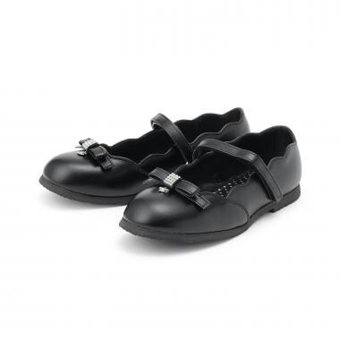 スカラップリボン　バレエシューズ