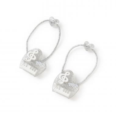 ピアノ　ヘアポニー2個セット