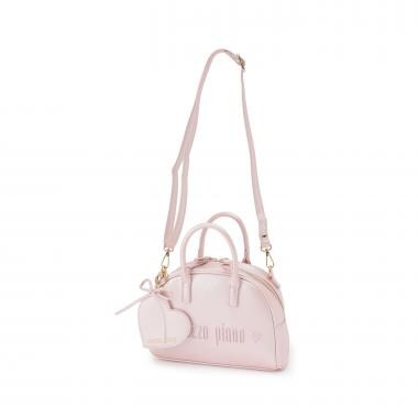 ハートミラーつき　2wayショルダーバッグ