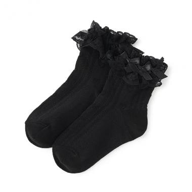 定番サテンリボンソックス