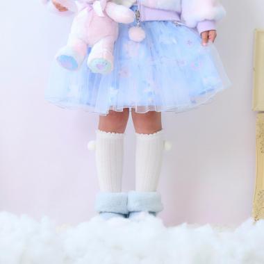 マジカル柄チュールスカート