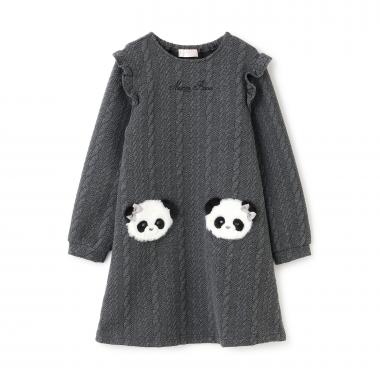 動物アップリケ　カットワンピース
