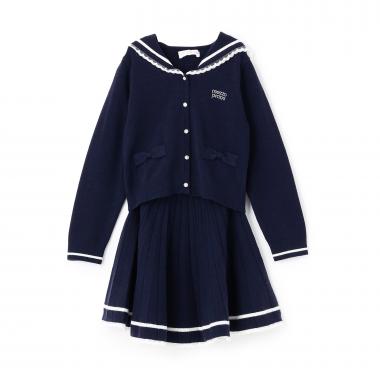 セーラーニット　セットアップ