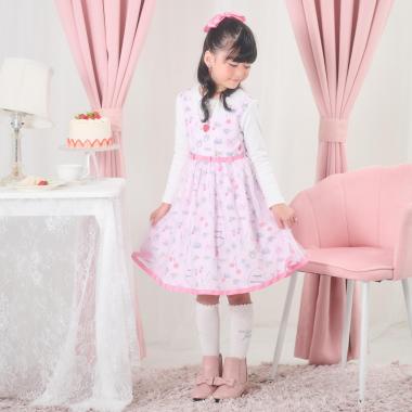 【リキュエム】柄　ドッキングワンピース