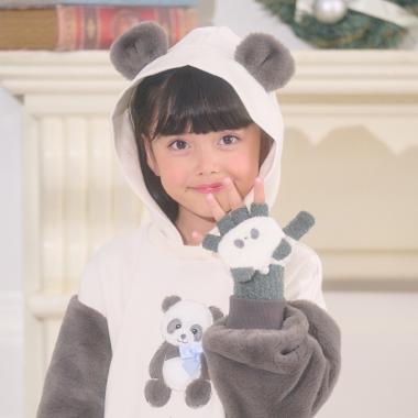 アニマルフェイス　マシュマロニット手袋