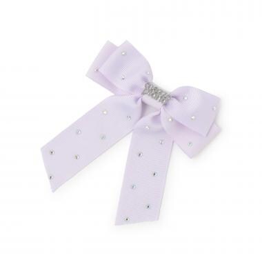 キラキラリボン　ヘアクリップ