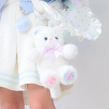 ねこ・くま　ぬいぐるみチャーム