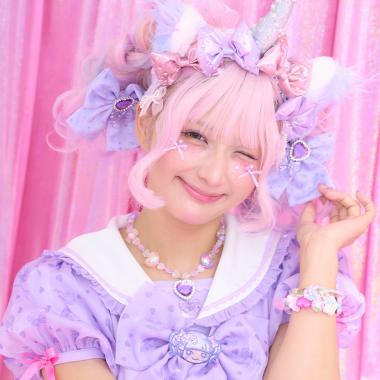 【しなこちゃん】ビーズネックレス