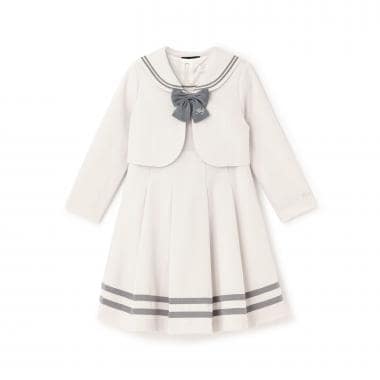 セーラーカラーアンサンブル　ワンピースセット