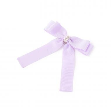 リボン　ヘアクリップ