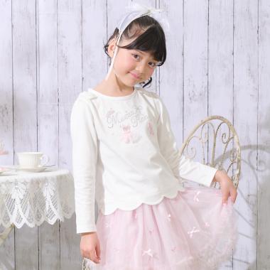 バレリーナロゴ　長袖Tシャツ