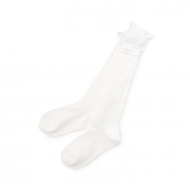 リボンイッパイ　ハイソックス【日本製】