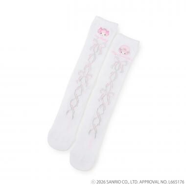 【マイメロディ/マイスウィートピアノ】バレリーナ風ハイソックス【日本製】