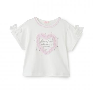 ハートレース　半袖Tシャツ