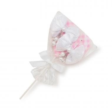 キャンディラッピング　リボンパールヘアアクセサリーセット