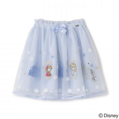 【予約商品】『アナと雪の女王』チュール刺繍スカート