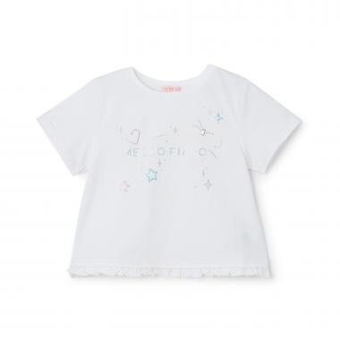 キラキラモチーフロゴ　半袖Tシャツ